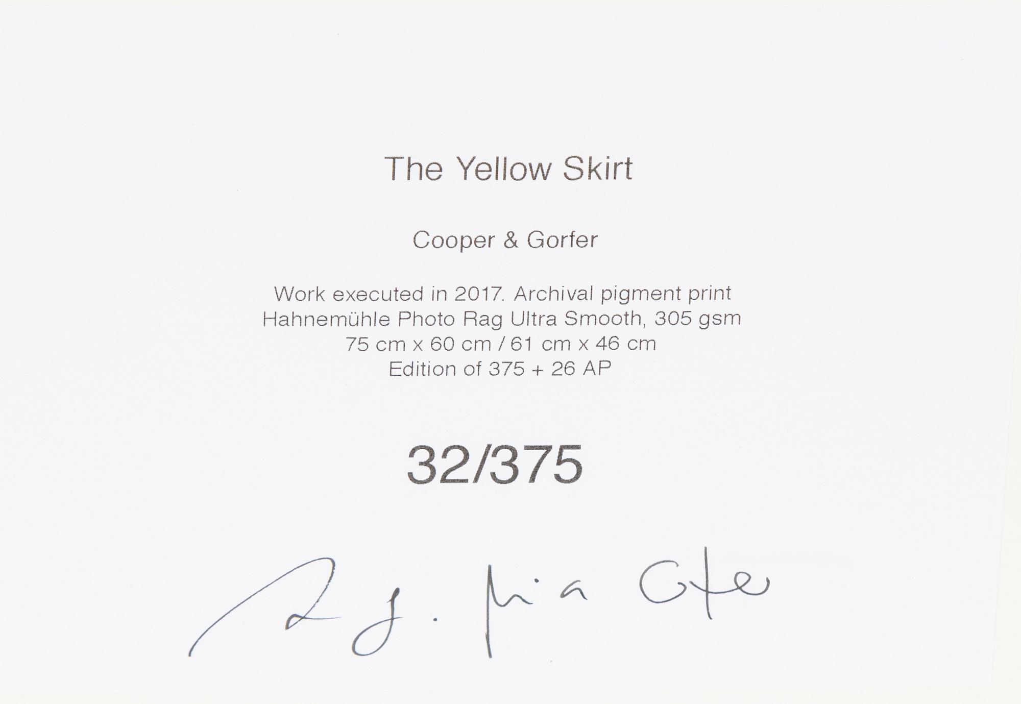 Cooper & Gorfer, "The Yellow Skirt".
