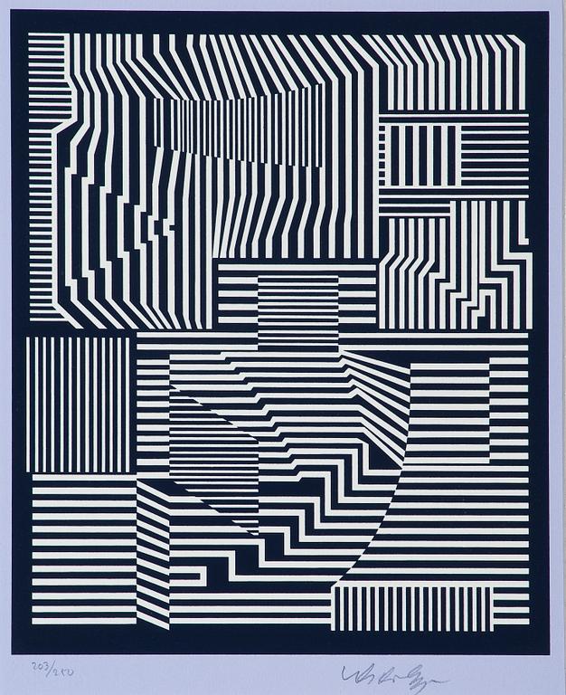 Victor Vasarely, COMPOSITION.