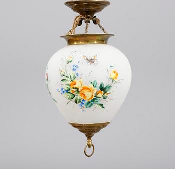 MÅNSKENSAMPEL, omkring år 1900. höjd ca 40 cm.