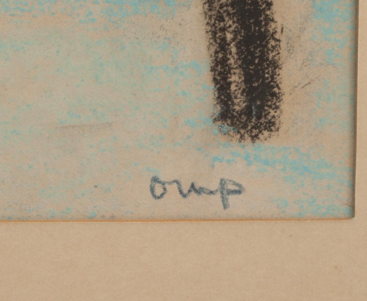 BENGT ORUP, krita. Signerad.