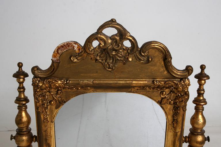 BORDSSPEGEL, nyrokoko, 1800-talets andra hälft.