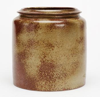 A Stig Lindberg stoneware jar, Gustavsberg studio 1963.