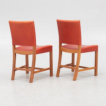 Kaare Klint, stolar, ett par, modell 3949, Rud Rasmussen snedkerier, Danmark.