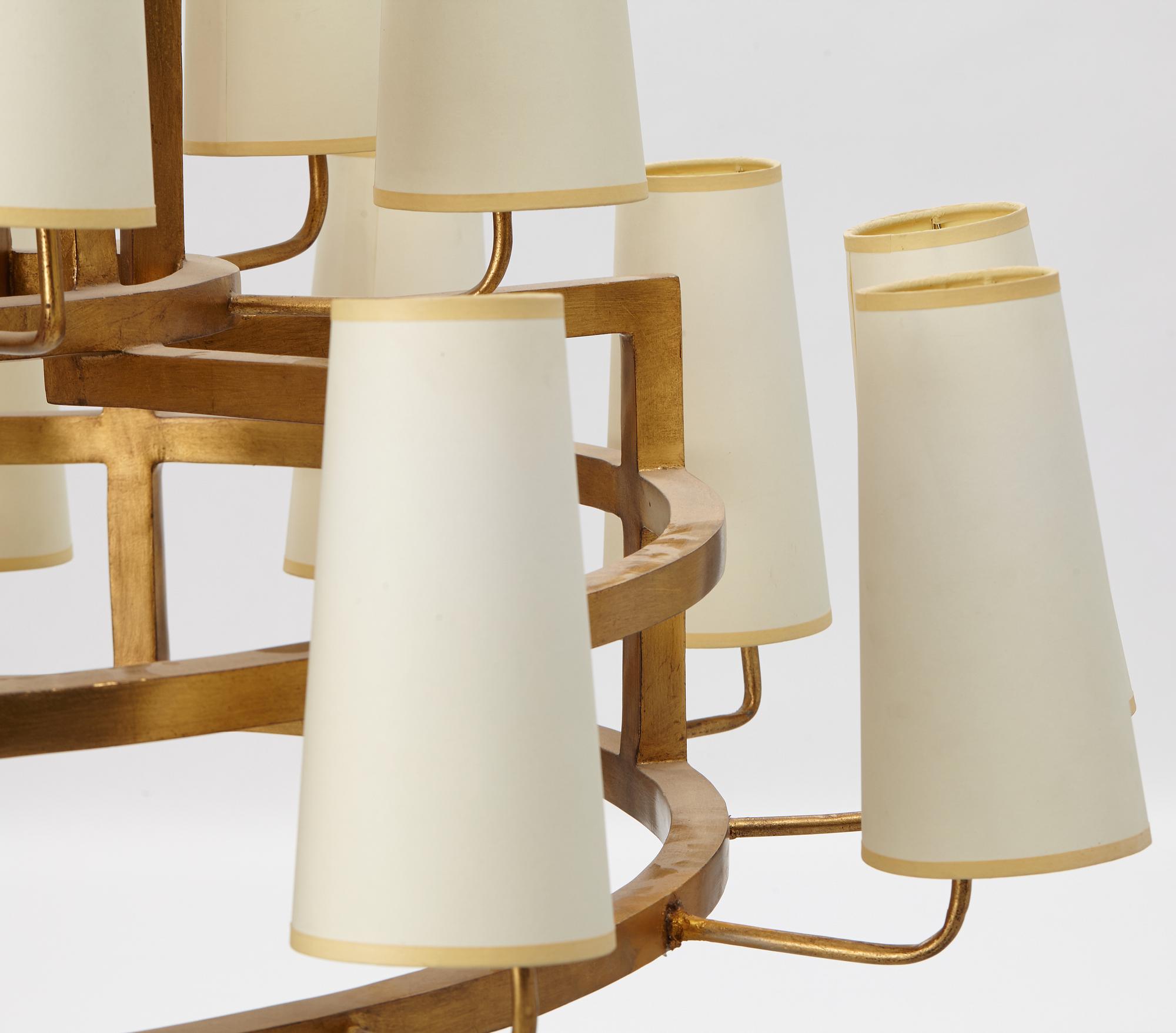 A chandelier, Tory Burch.