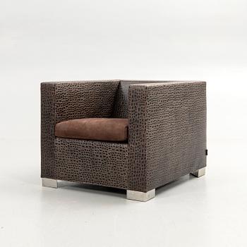 Rodolfo Dordoni, armchair, Minotti. "Suitcase", Italy, 1990s.