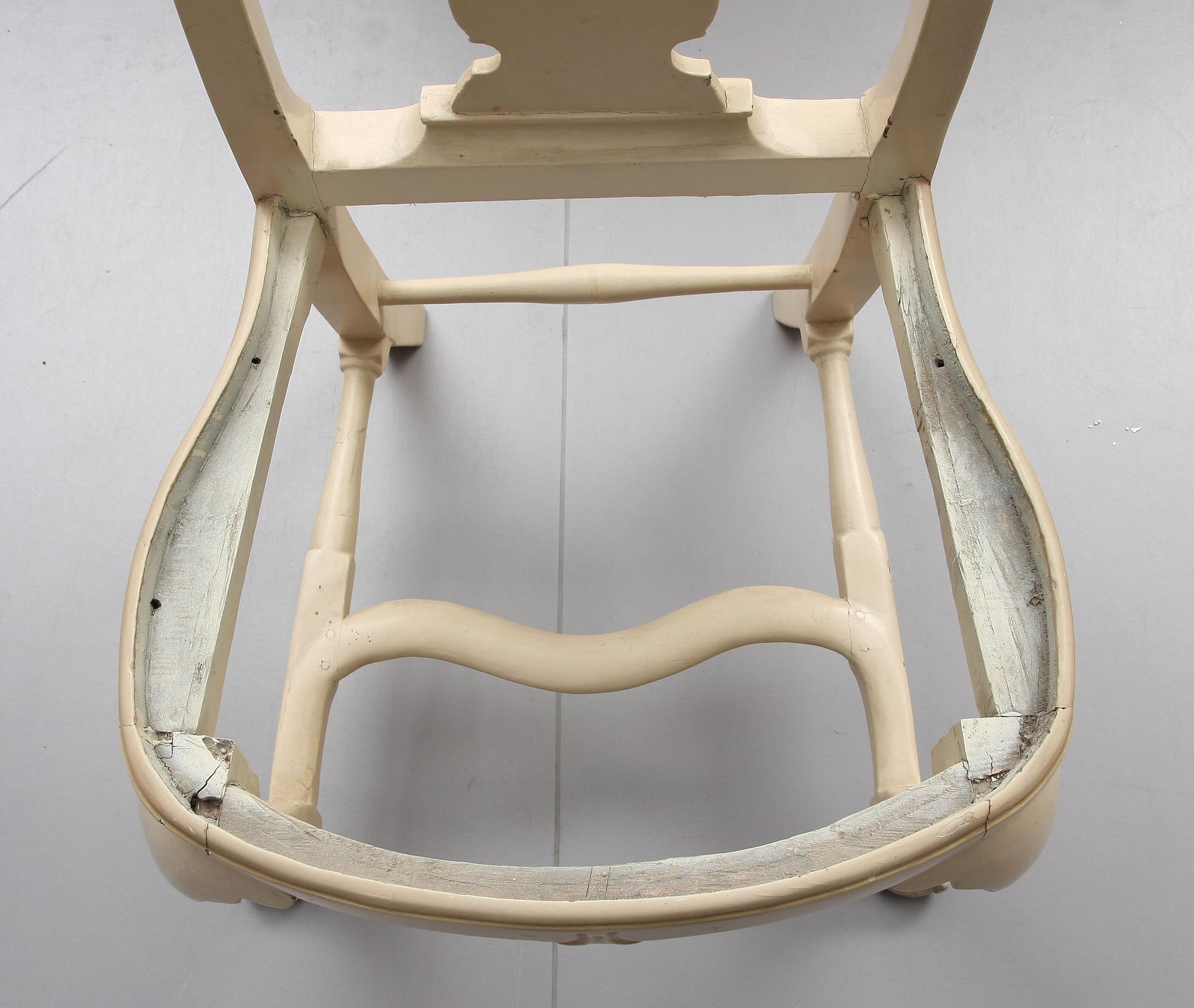 STOLAR, ett par, rokoko, 1700-tal.