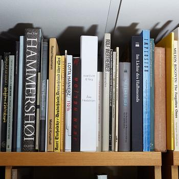 Björn Springfeldt's art library.