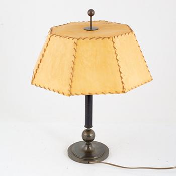 Harald Notini, bordslampa, modell "15008", Arvid Böhlmarks Lampfabrik, 1930-tal.