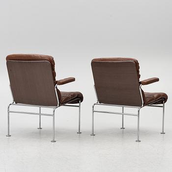 Bruno Mathsson, a pair of 'Birgitta' armchairs, Dux, Sweden,