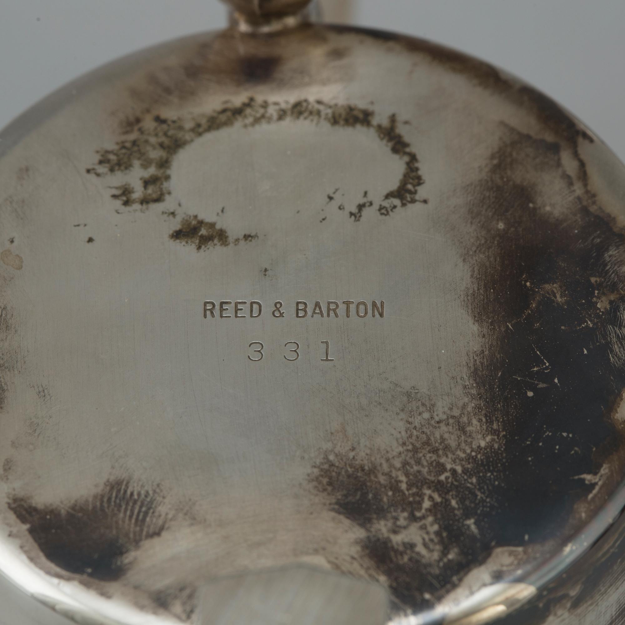 A PAIR OF SILVER PLATE CANDLE EPERGNE CENTREPIECES,  Reed & Barton, first half of the 20th century, USA.