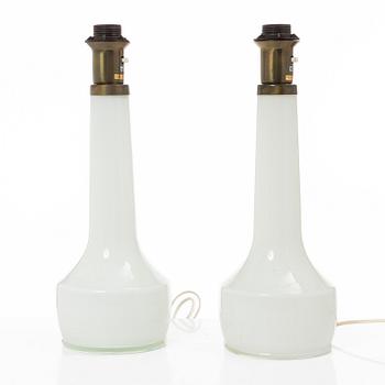 Bordslampor, ett par, Stilarmatur Tranås, 1970-tal.