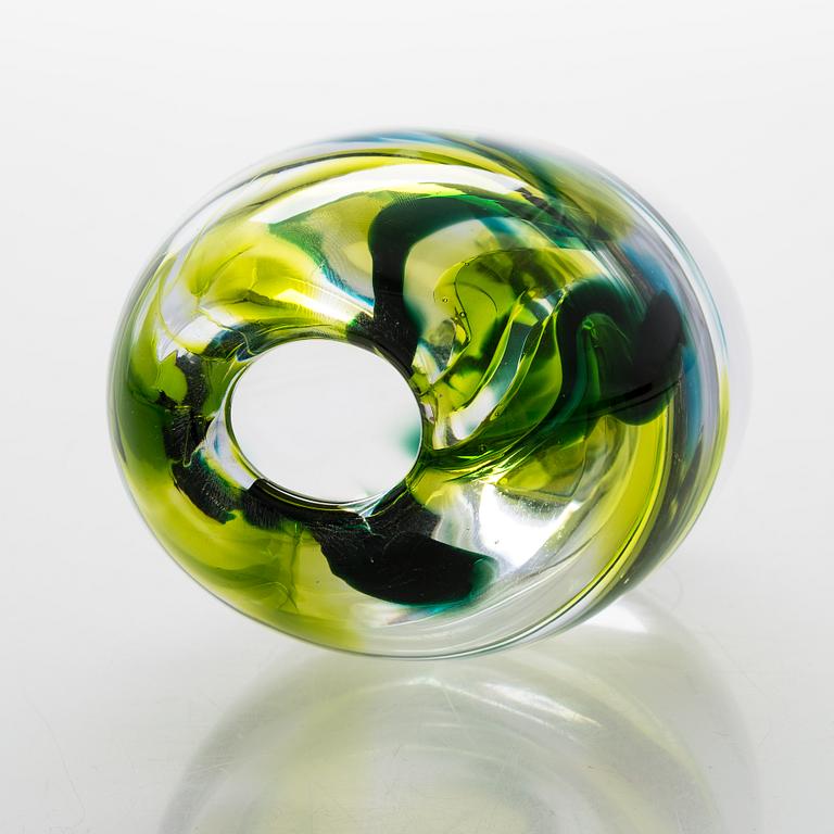 Sini Majuri, a unique 'Spring' art glass signed Sini Majuri 2021.