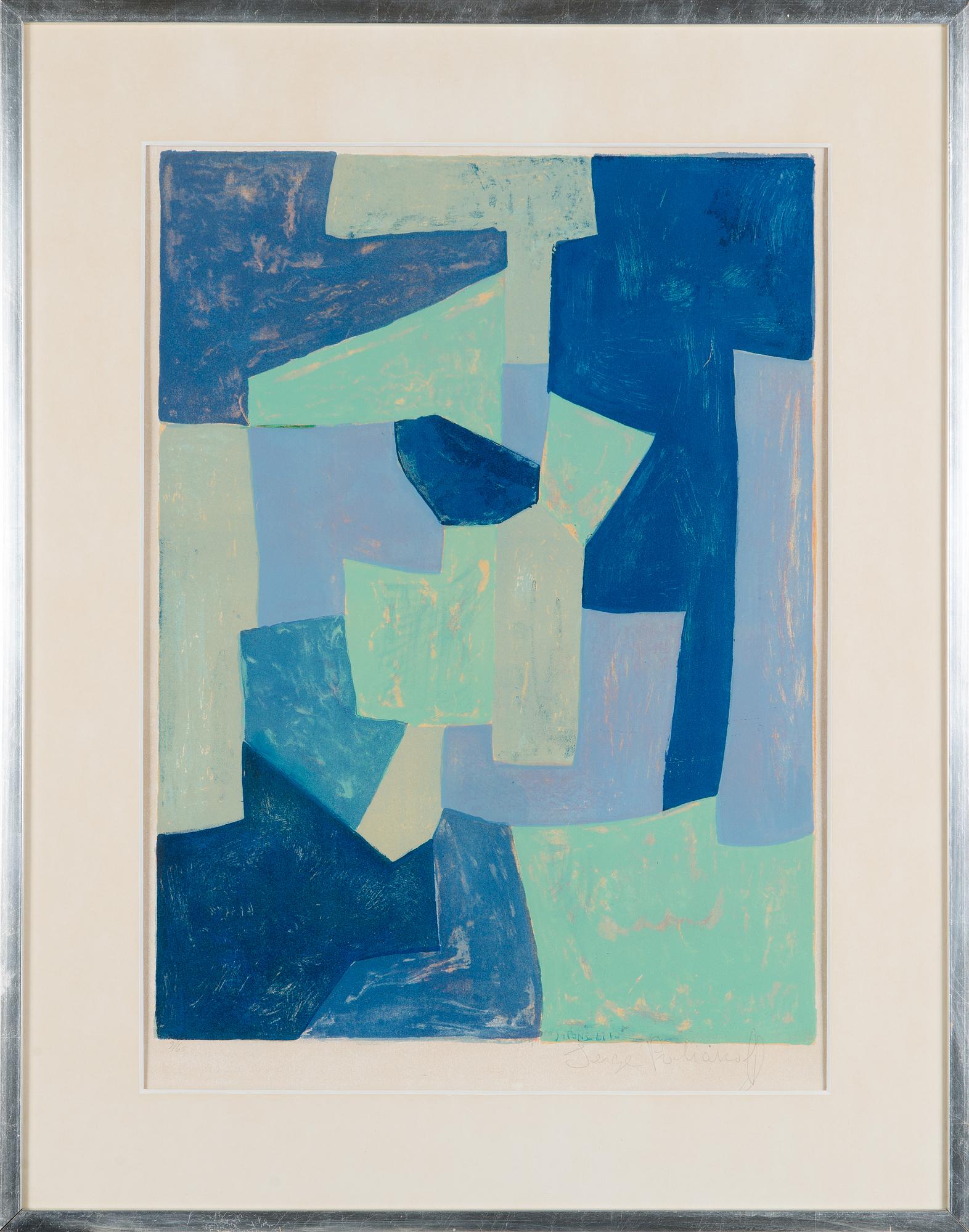 Serge Poliakoff, "Composition IX" (Sommitelma IX).