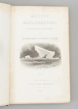 A BOOK, Arctica, 1857, Elisha Kent Kane.