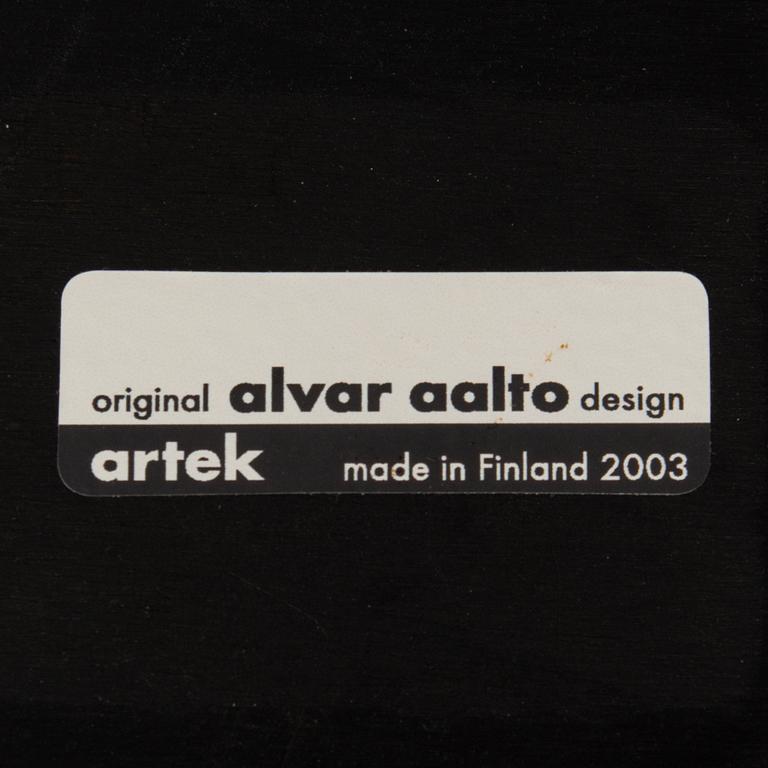 Alvar Aalto, jakkarapari, malli X600, Artek 2003.