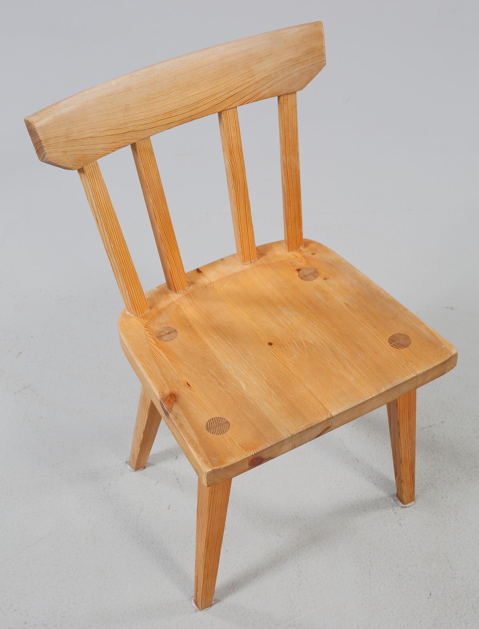 STOLAR, 4 st, Karl Andersson & Söner, 1900-talets andra hälft.