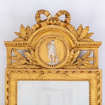 A Gustavian mirror by Johan Åkerblad 1788.