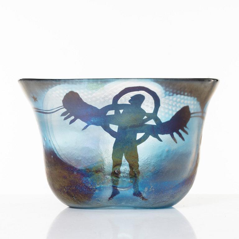 Bertil Vallien, skål, unik, Kosta Boda.