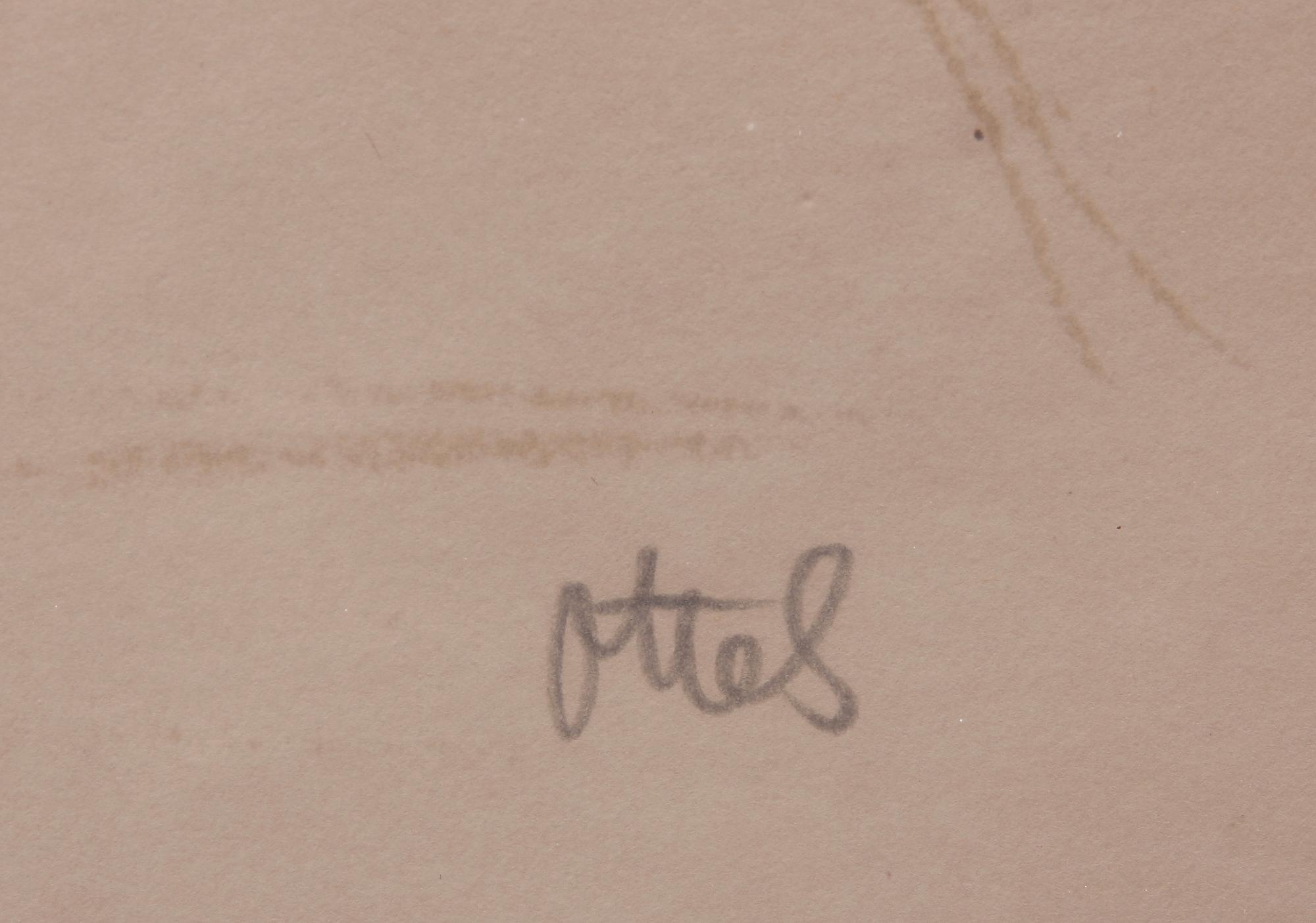 OTTE SKÖLD, litografiskt tryck. Sign.