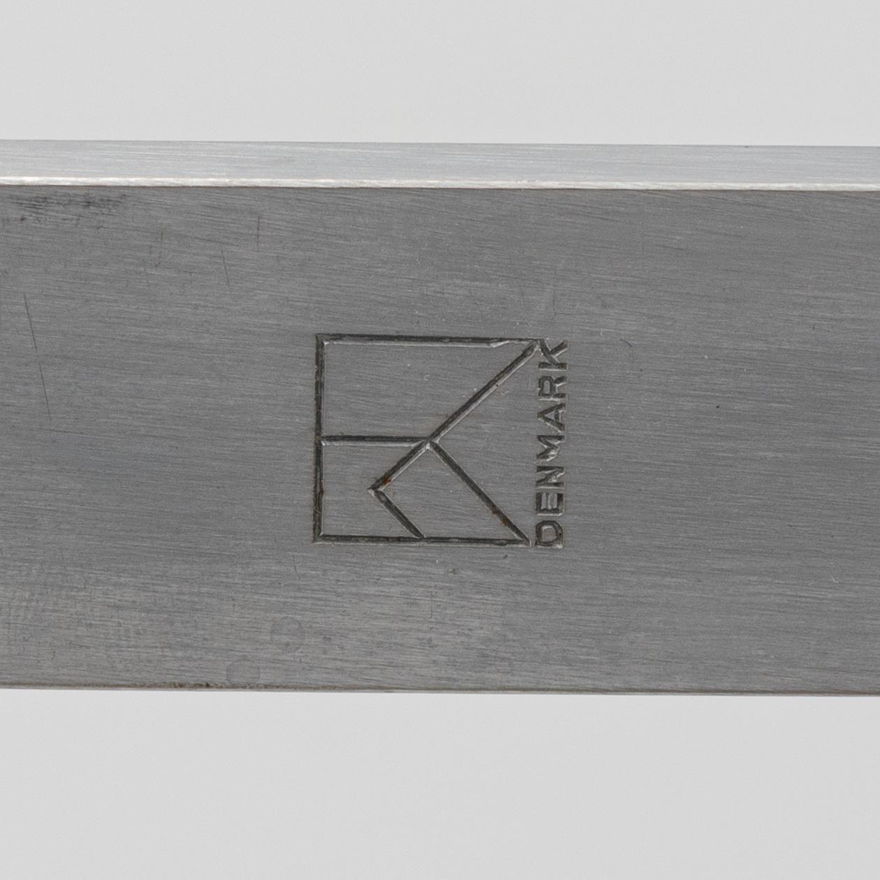 Poul Kjaerholm, a 'PK-61' coffee table, E Kold Christensen, Denmark.