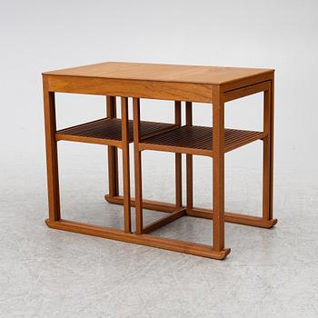 Carl Malmsten, a nest of three 'Släden' tables.