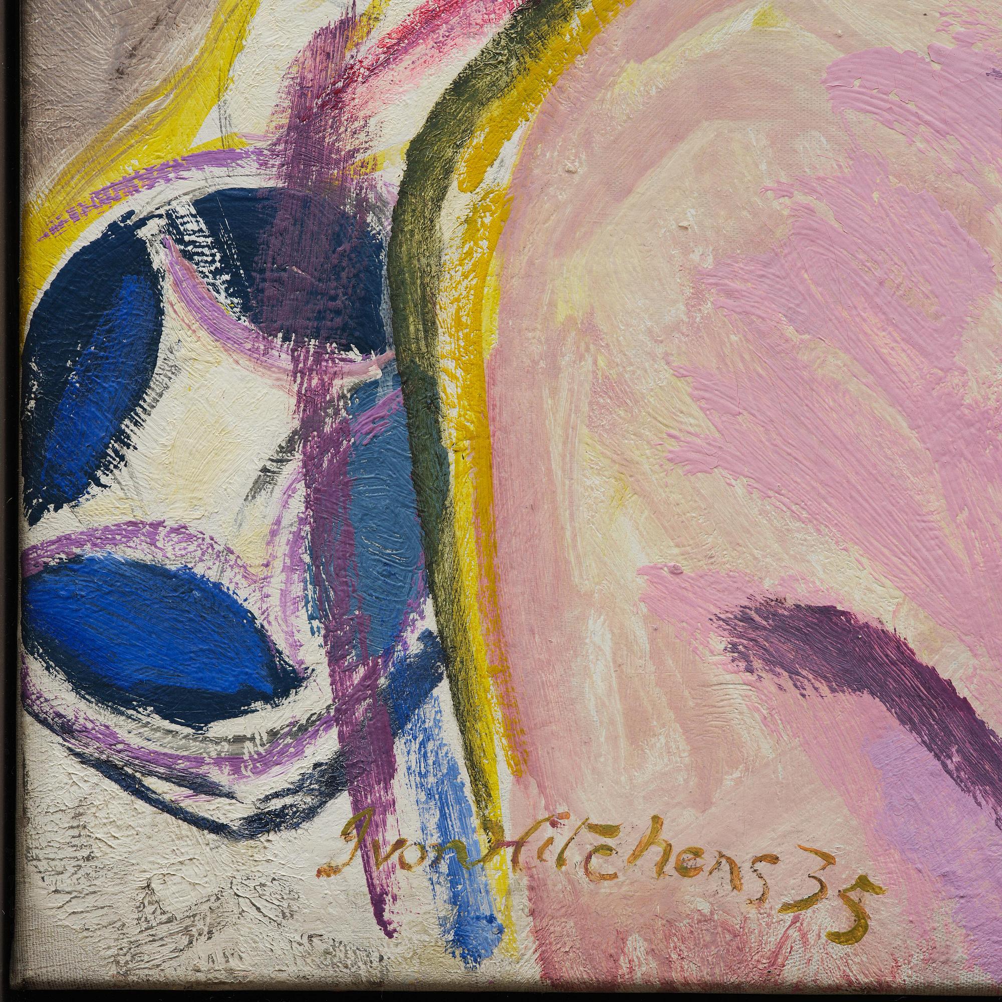 Ivon Hitchens, "Figure reading, Adelaide Road".