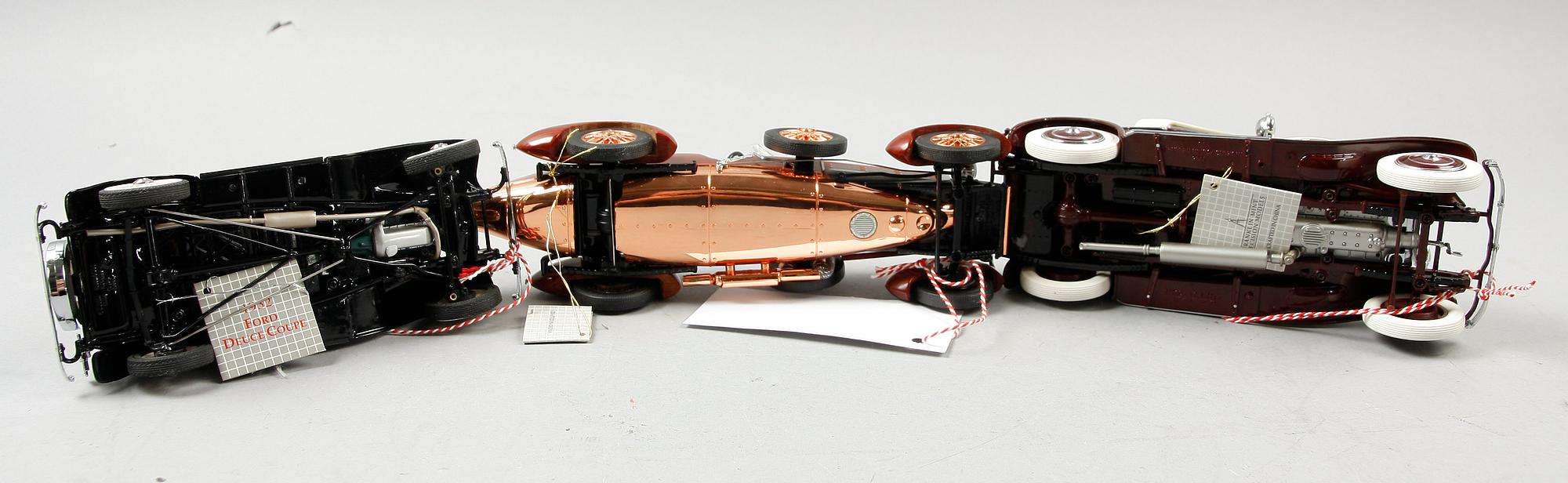 MODELLBILAR, 3 st, Franklin Mint.