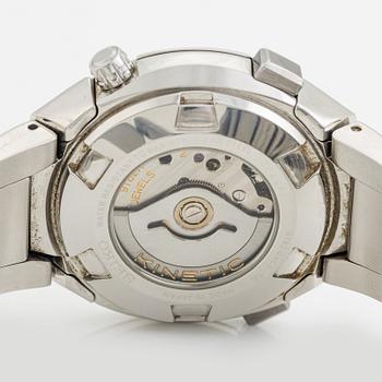 Seiko, Sportura, Kinetic, chronograph, wristwatch, 41 mm.