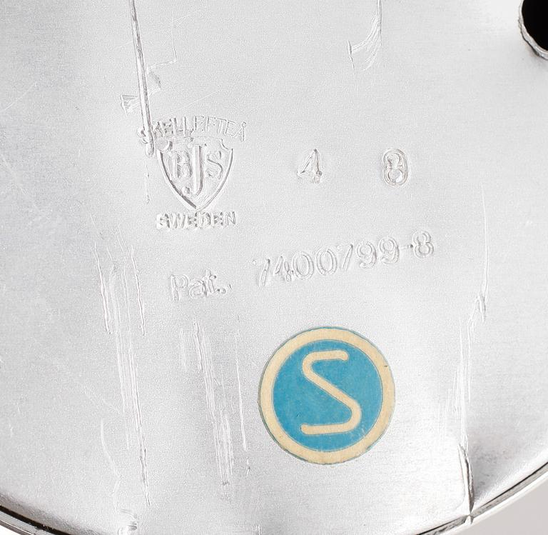 VÄGGLAMPOR, 1 par samt BORDSLAMPA, 1900-talets andra hälft.