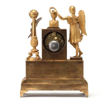 A French Empire early 19th century mantel clock.