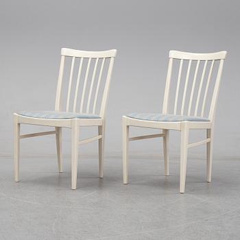Six 'Herrgården' chairs by Carl Malmsten for Bodafors.