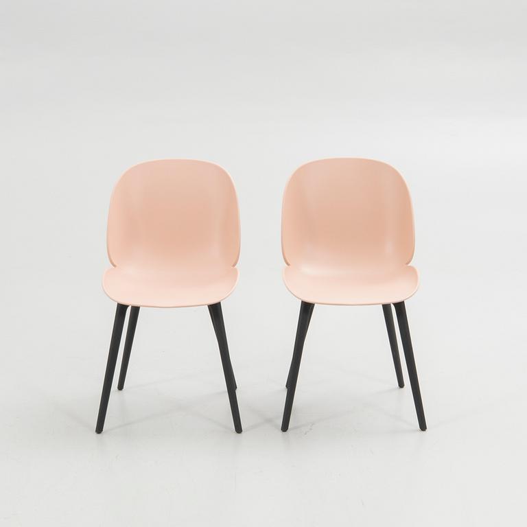 GamFratesi, chairs, 4 pcs, "Beetle Chair", Gubi, Denmark.