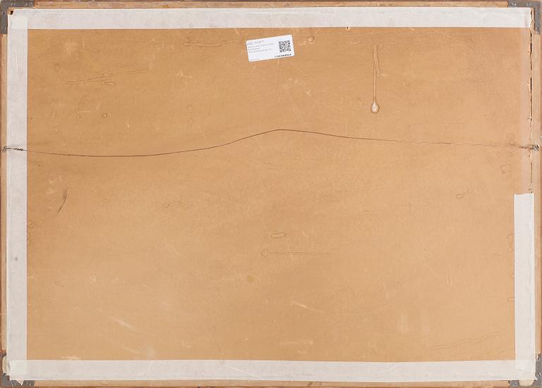 GRETA KNUTSON-TZARA, blandteknik. Monogramsignerad.