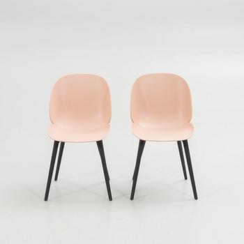 GamFratesi, chairs, 4 pcs, "Beetle Chair", Gubi, Denmark.