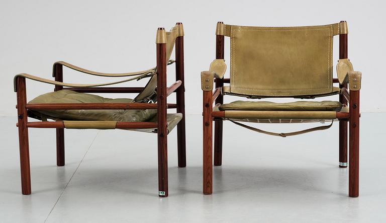 FÅTÖLJER, ett par, "Sirocco", Arne Norell.