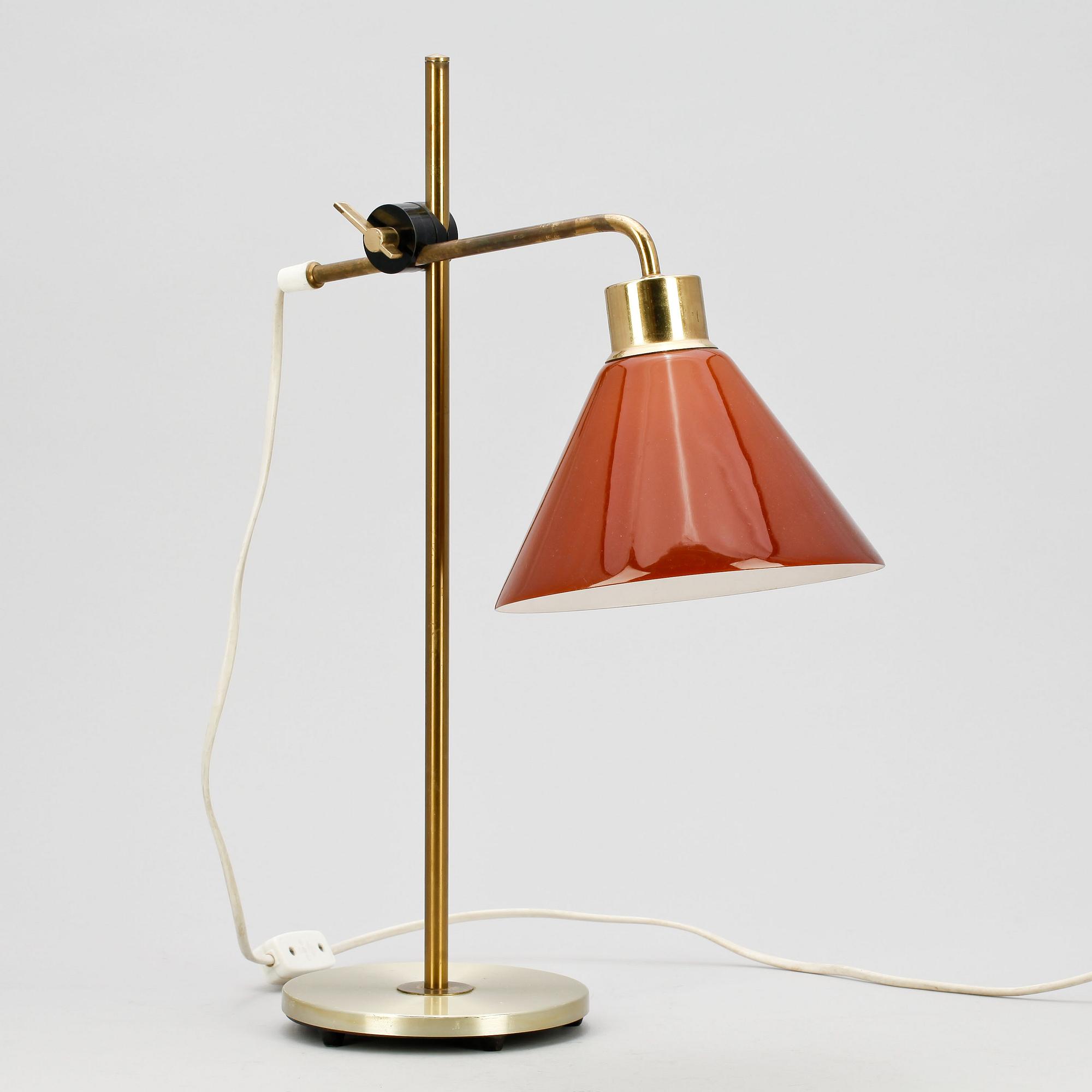 BORDSLAMPA, 1900-talets mitt.