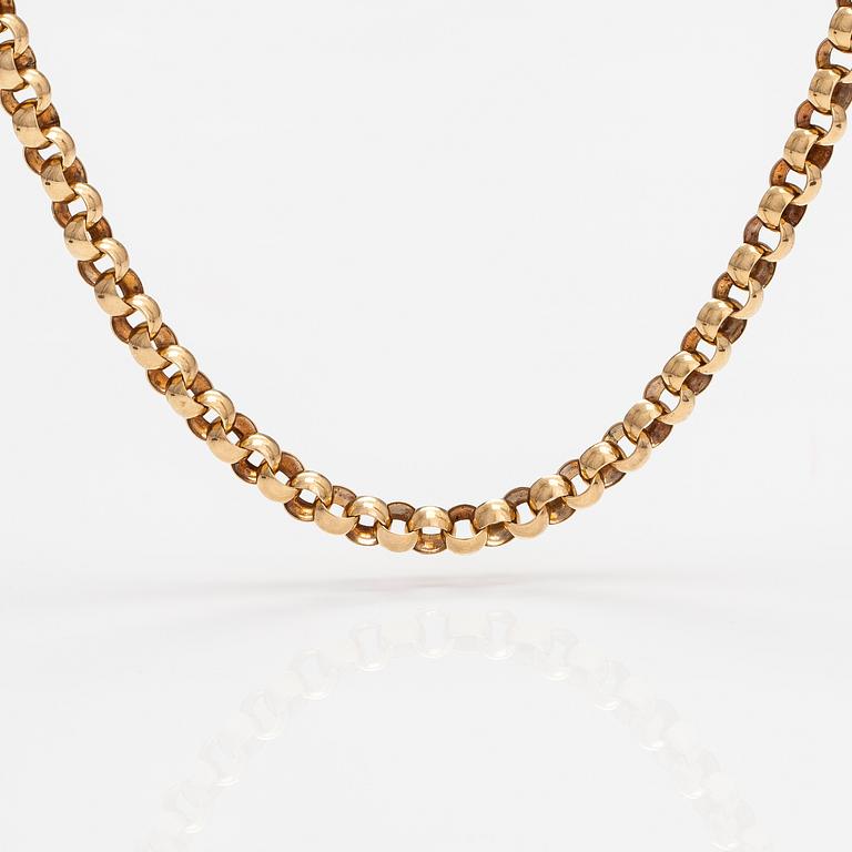 Kaulakoru, 14k kultaa. Pirkan kulta, Tampere.