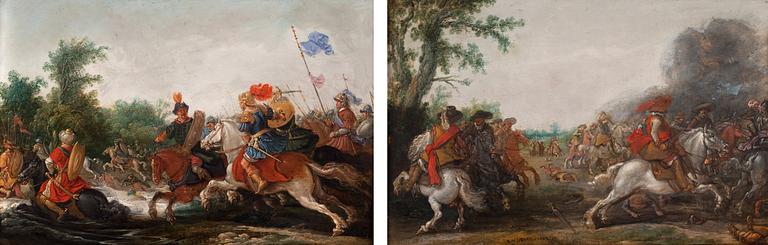 Esaias van de Velde Circle of, Battle between Christians and Janissaries.