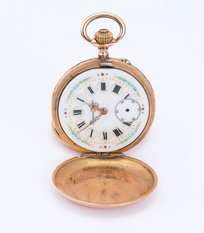 FICKUR, 14 K. Clemence frères. Tot 35g.