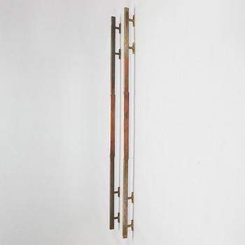 Veijo Martikainen, a pair of church door handles manufactured by Outokumpu 1961.