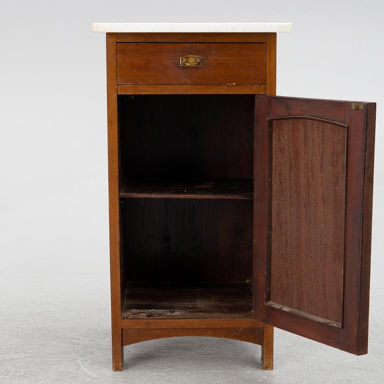 A bedside table, early 20th Century.