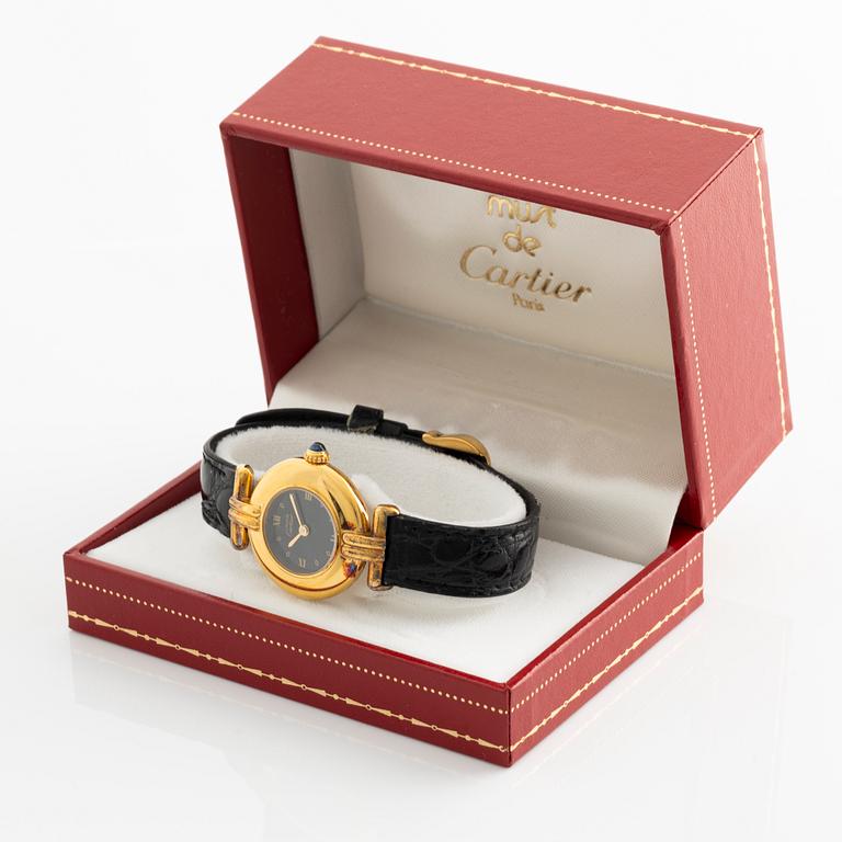 must de Cartier, Colisée, armbandsur, 24 mm.