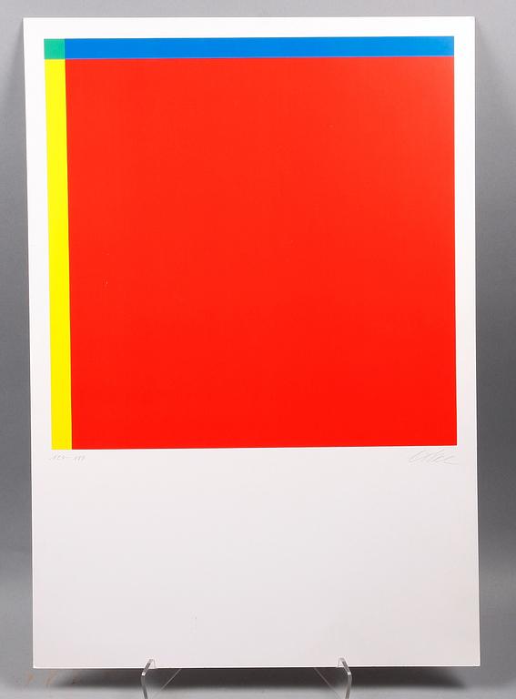 RICHARD PAUL LOHSE, litografi på kartong, sign o numr 124/180.