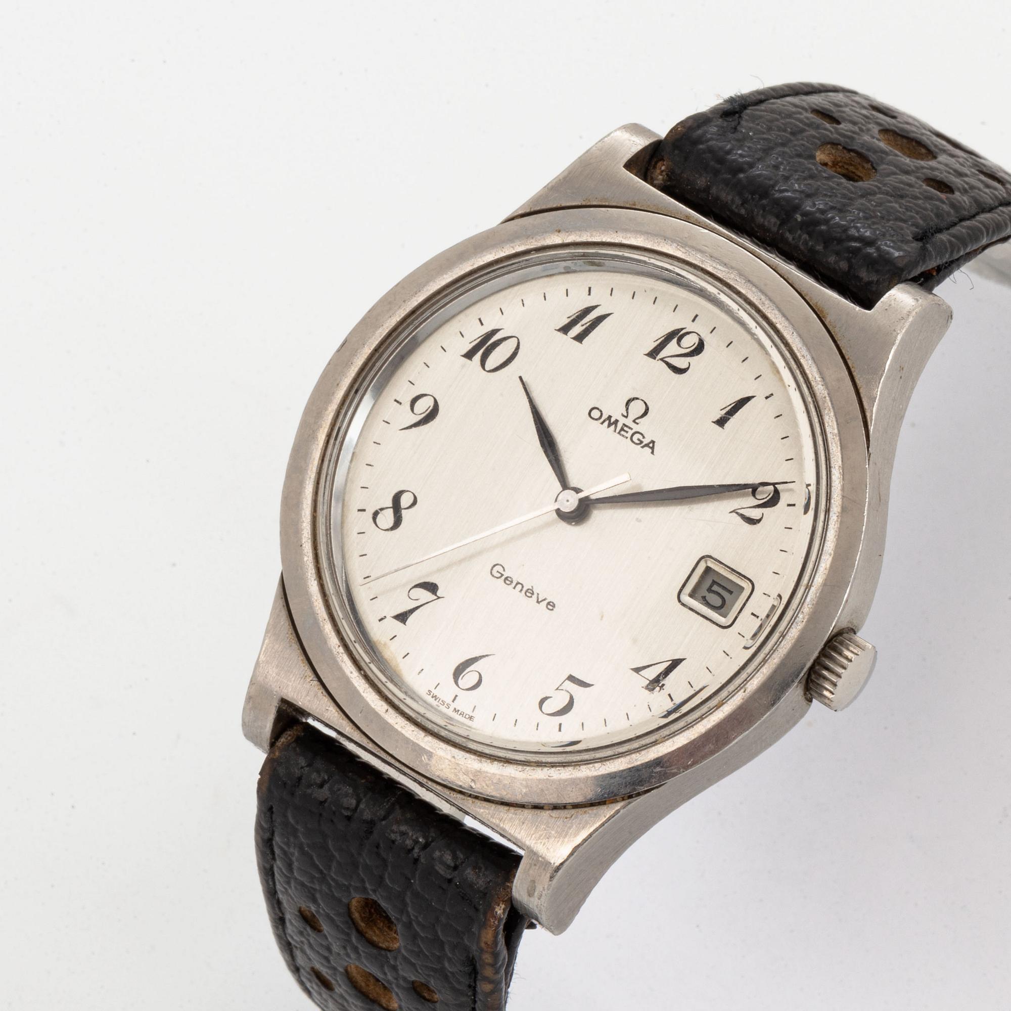 Omega, Genève, wristwatch, 36,5 mm.