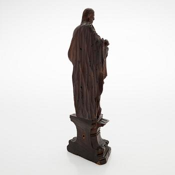 Puuveistos, pyhimys, 1700/1800-luku.