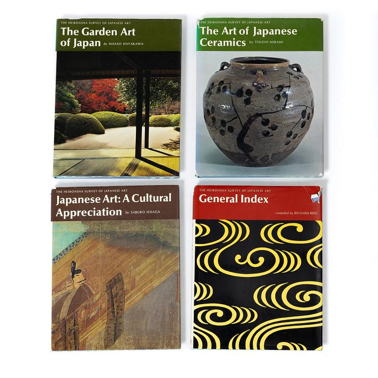 En samlares bibliotek del 2, "Heibonsha Survey of Japanse Art" (31 volymer).