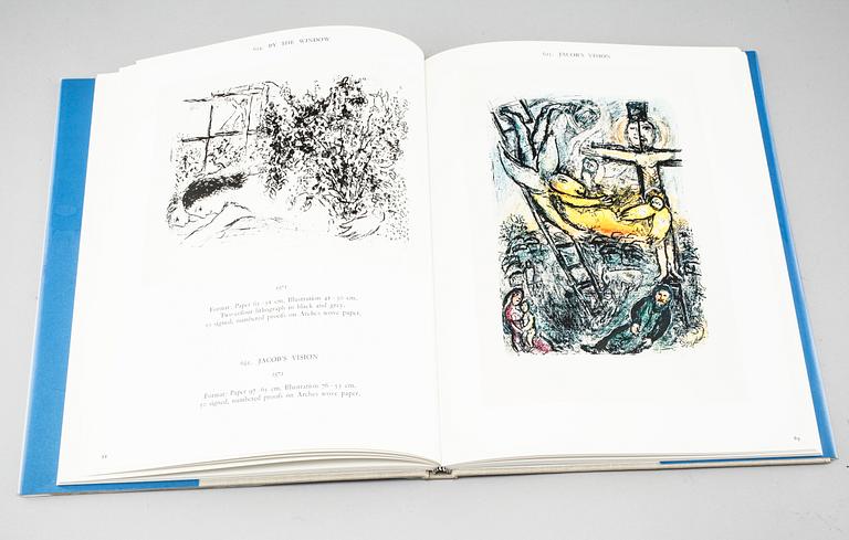 Three books about Marc Chagall, named "Chagall Lithographs IV, V and VI", 1969-1985, Charles Sorlier.