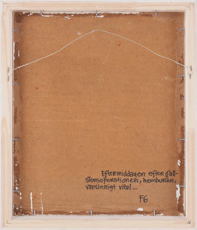 INGEGERD TORHAMN, olja på pannå. Monogramsign.