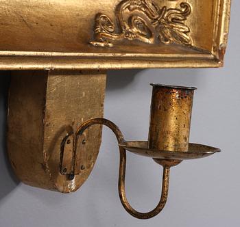 SPEGELLAMPETTER, ett par, empir, 1800-talets första hälft.