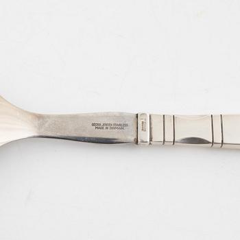Georg Jensen, a sterling silver cutlery, 'Antique/Continental', after 1945.